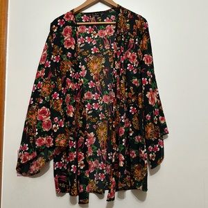 boohoo Wide Sleeve Kimono